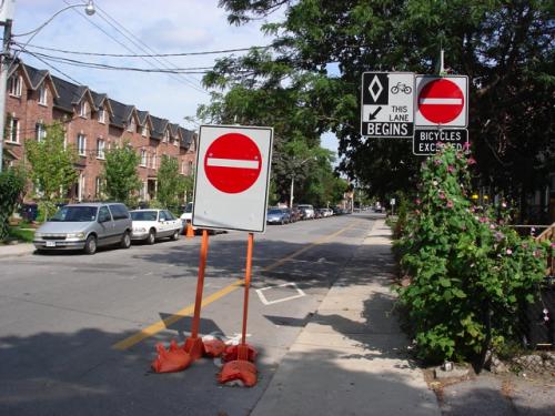 Contraflow Lane